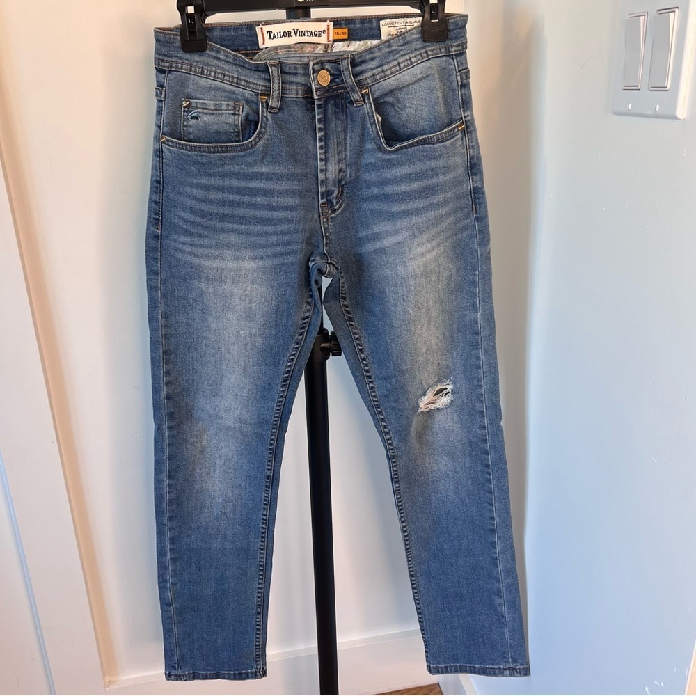 Tailor Vintage Canaan Slim Fit Denim Jeans Size 28x30